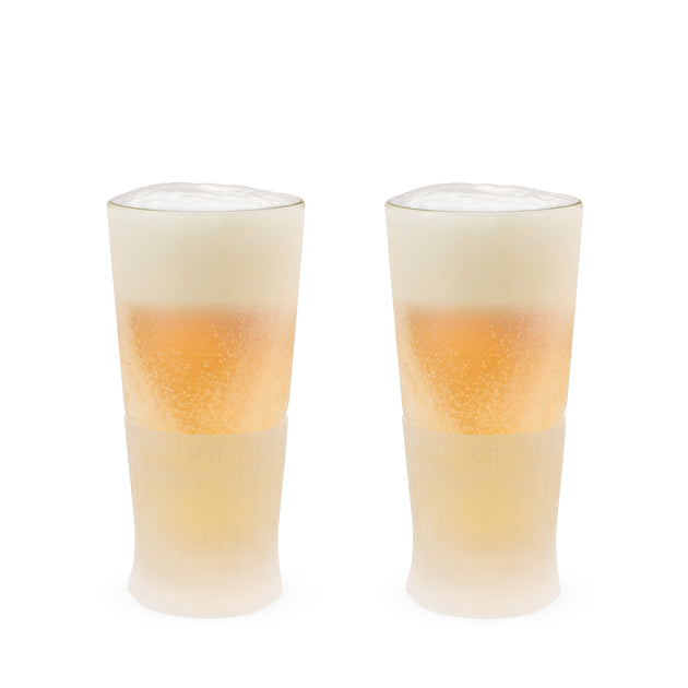 Rabbit Freezable Beer Glasses - Set of 2