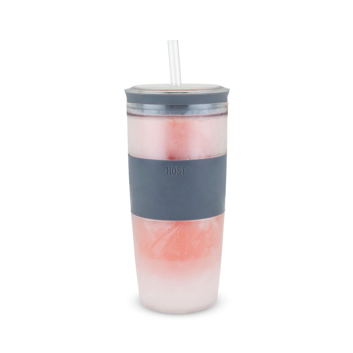 Double Wall Tumbler Glass with Straw, Iced Coffee Tumbler Insulated Mugs