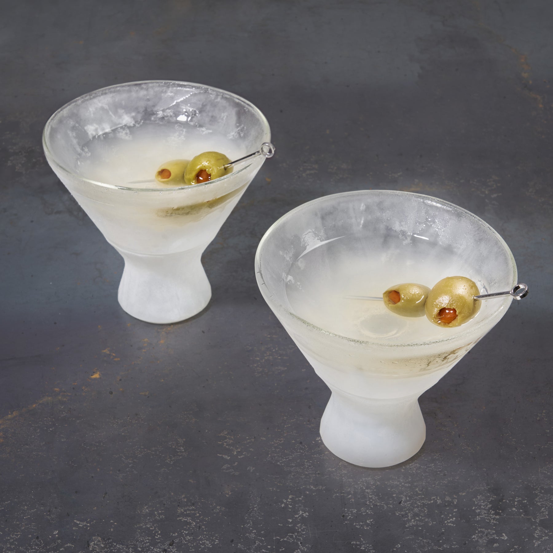 Host Freeze Insulated Martini Cocktail Glasses, Freezer Gel