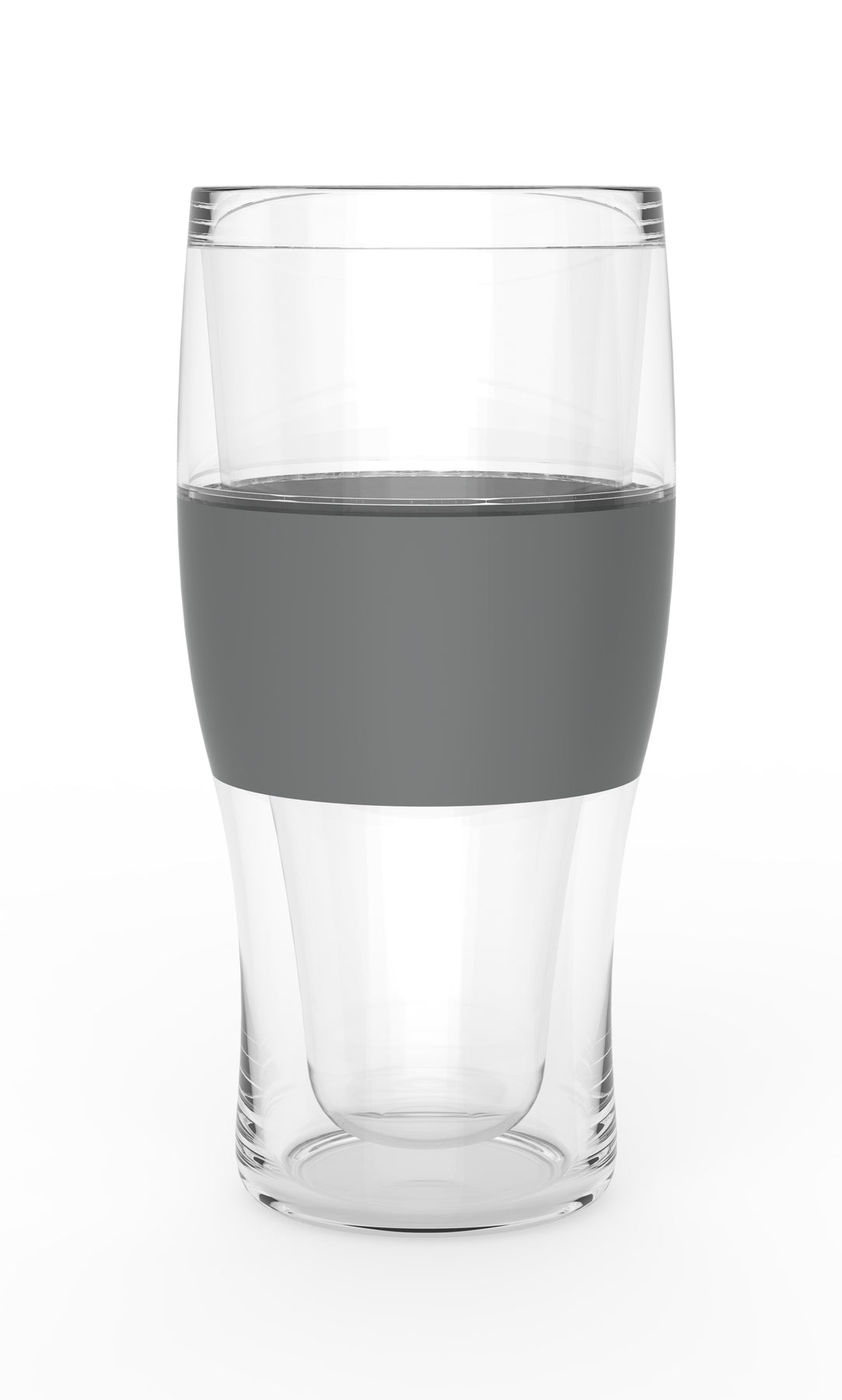 Host Freeze Beer Glasses - Double Wall Plastic Frozen Pint Glass