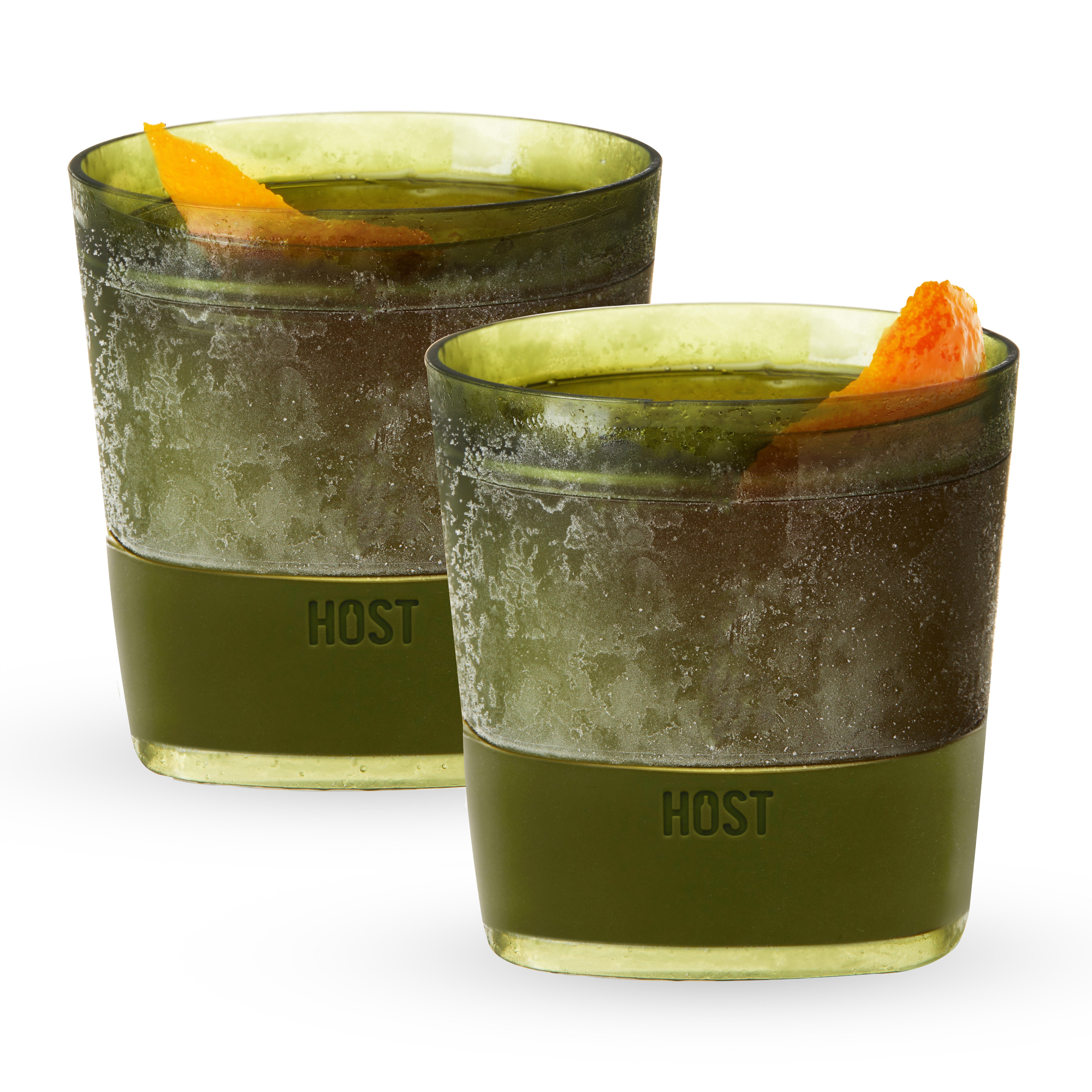 Whiskey FREEZE in Olive Green Set of 2