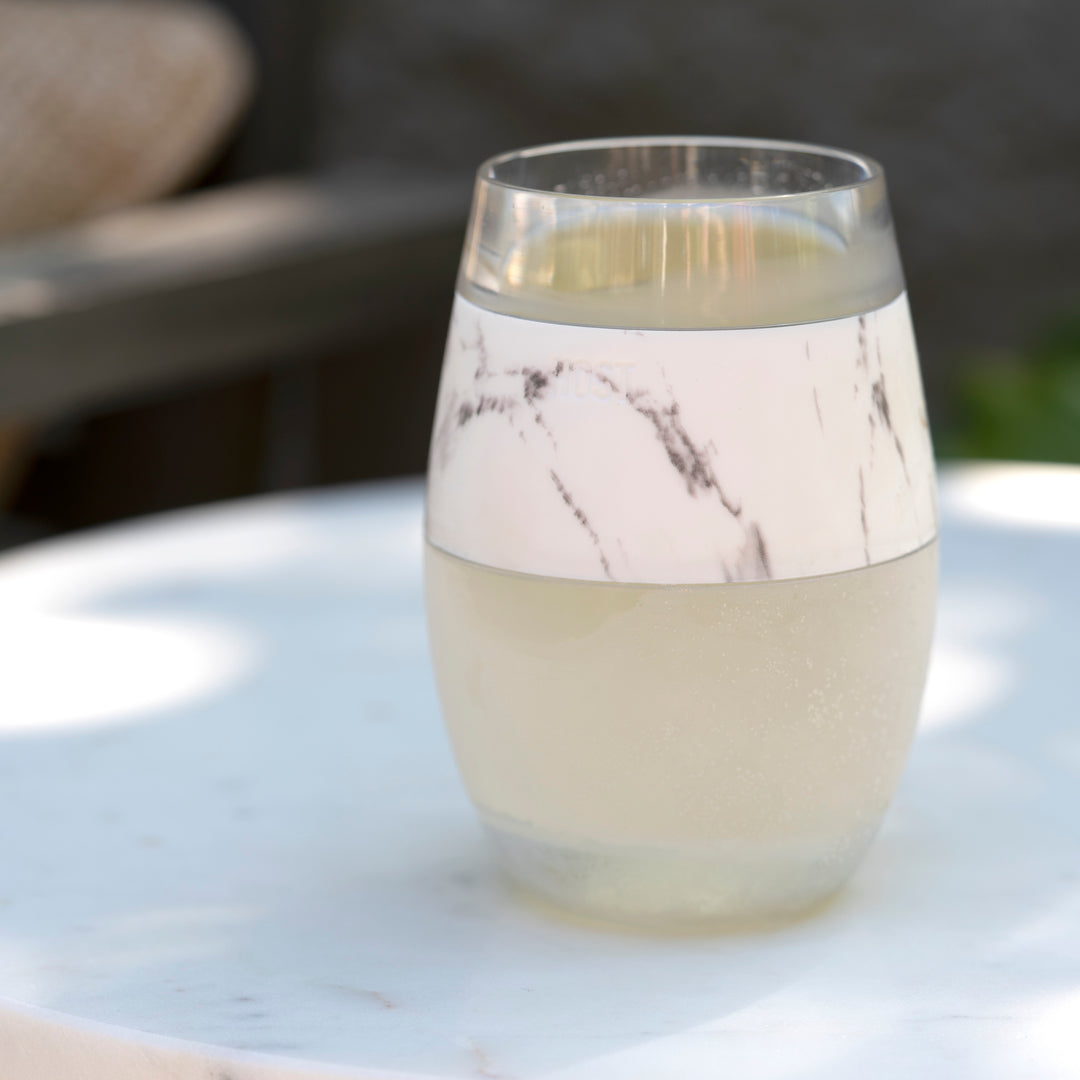 Wine Freeze Cooling Cup in Marble Host