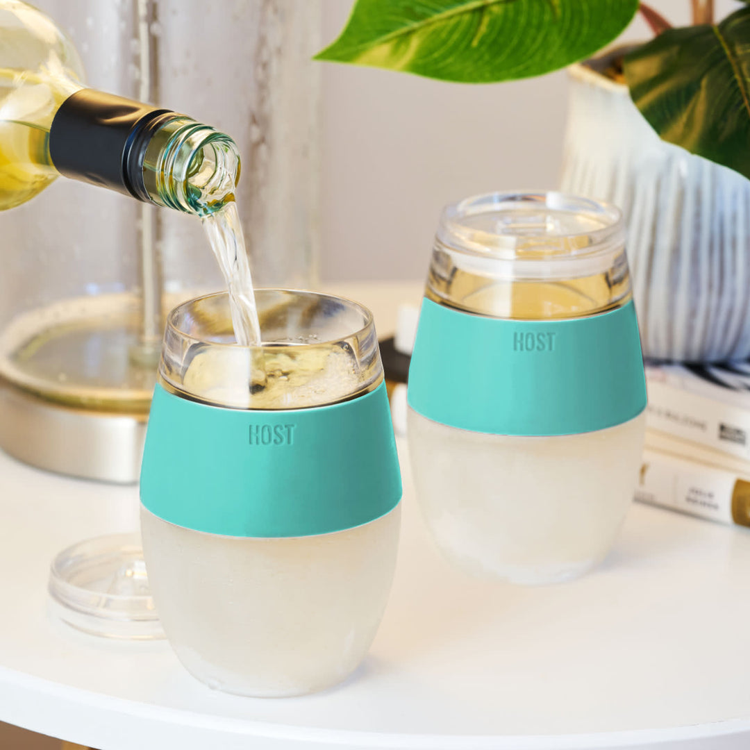 Beverage Cooler Freeze Cooling Wine Glasses Wine Chiller Stemless