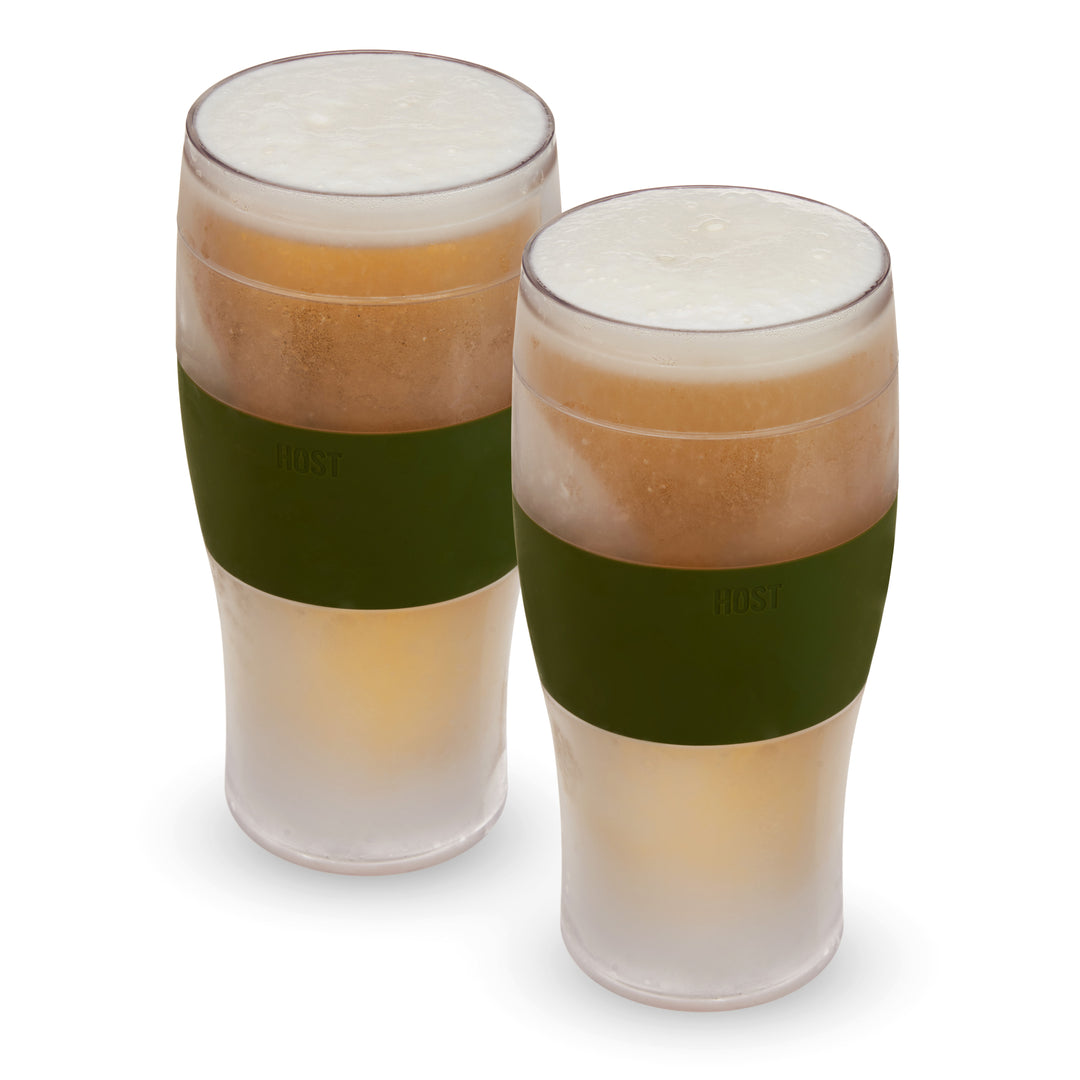Host FREEZE Beer Cooling Cups, Frozen Beer Mugs, Freezable Pint