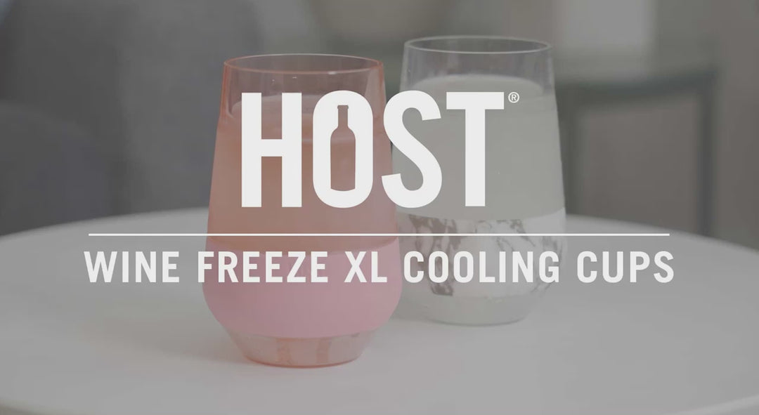 HOST Freeze XL Cooling Cup in Double Walled Insulated Freezable Drink  Chilling Tumbler with Freezing Gel, 12oz Deep Lilac Purple Set of 2 – Host