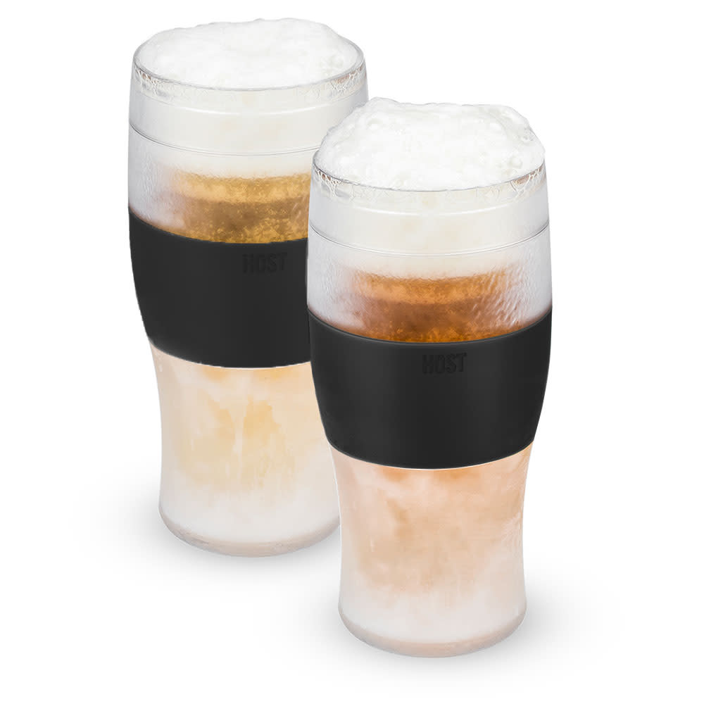 Host FREEZE Beer Glasses, Frozen Beer Mugs, Freezable Pint Glass